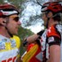 Frank Schleck und Jens Voigt zufrieden mit ihrer Leistung nach der 3. Etappe der Mittelmeerrundfahrt 2005